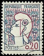 France  - 985 - Used - SCV-0.25