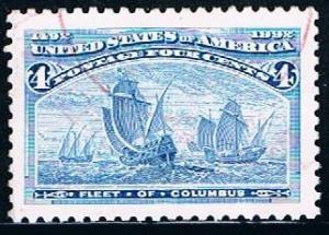 USA 2624b, 4c Fleet of Columbus, Used, VF.