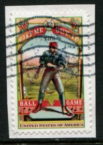 4341 US 42c Take Me Out to the Ball Game SA, used on paper