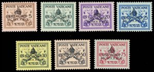 VATICAN CITY 61-67  Mint (ID # 115706)