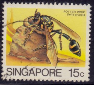 Singapore, 1985, Insects, Honey Bee, 10c, used