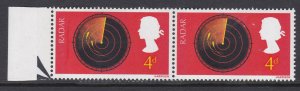 Sg 752b 1967 Discovery and Invention 4d - Listed Flaw - Broken Scale - Pair U/M