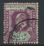 Straits Settlements Edward VII SG 133  Used