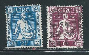 Ireland 131-32 Sower set Used
