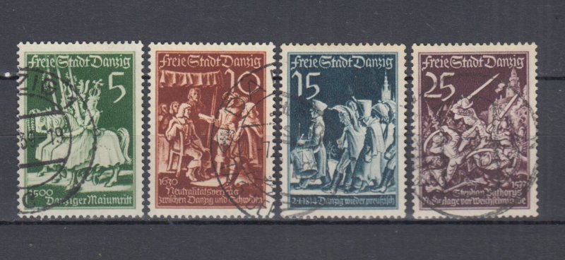 1939 Danzig German Occupation Full Set Michel 302/305 VF Used