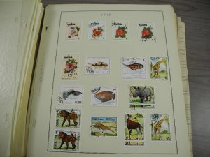 CUBA, 100s & 100s of Stamps mostly hinged on Scott pages