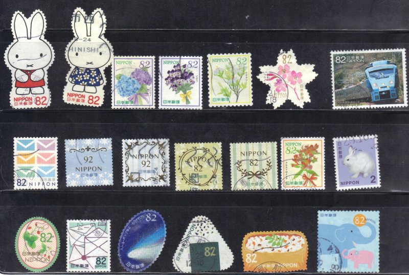 JAPAN USED STAMP LOT #38 SEE SCAN