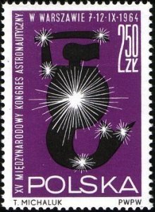 Poland 1964 MNH Stamps Scott 1266 Space Astronomy Astronautical Congress Coat of