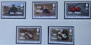 ISLE OF MAN 1998 T.T RACES AND 50TH  ANNIVERSARY HONDA. SG808/812 MNH ..SEE SCAN