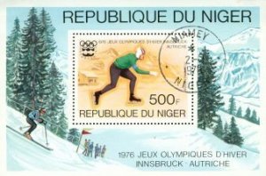 Niger Olympics Lot 8 , 1 souvenir sheet