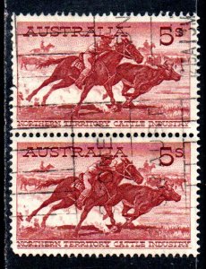 AUSTRALIA 331 USED PAIR BIN $1.50 CATTLE