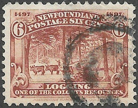 Newfoundland Scott Number 66 VF Used