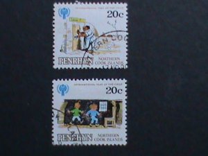 PENRHYN-​COOK ISLANDS 1979 MAX & MORITZ, ICY  USED -VF WE SHIP TO WORLD WIDE