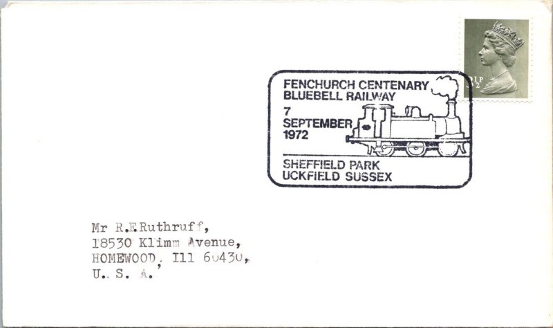 England 1972 - Fenchurch Centenary Bluebell Railway - Sheffield Park - F66369