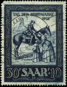 Germany, Saar Scott #B91 Used