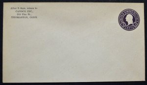 1917 US Sc. #U436 die 7 stamped envelope, 3 cent mint, very good shape