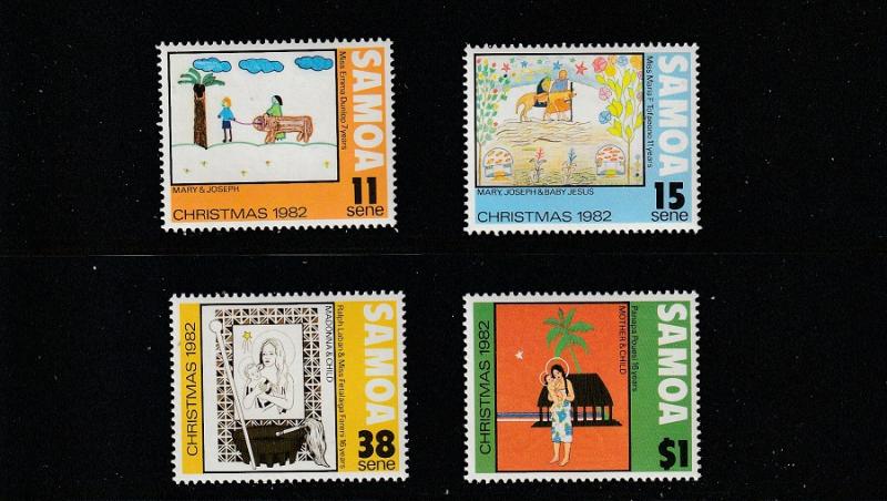 Samoa  Scott#  583-6  MNH