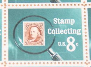 1972 sheet, Stamp Collecting Sc # 1474