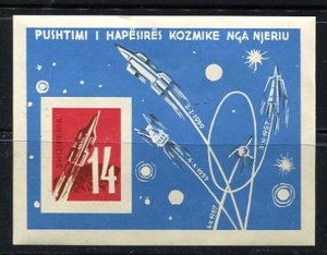 Albania 1962 Souvenir Sheet Space Mi Block 10 MNH Imperf Space CV 60 euro 8057