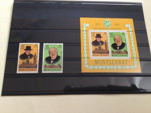 Sir Winston Churchill Montserrat mint never hinged stamps A13474
