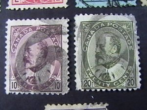 CANADA # 89-95--USED-------COMPLETE SET---KEVII---1898