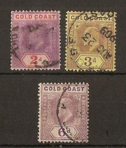 Gold Coast 1904-13 MCA WMK Fine Used (3v)