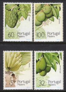 Madeira 139-142 Fruit MNH VF