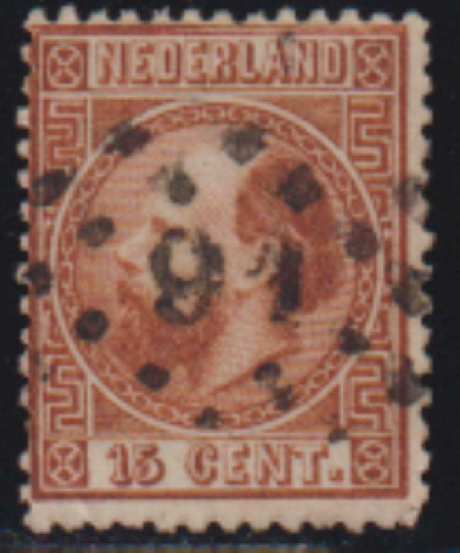 Netherlands 1867 SC 9 USED