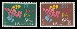 Iceland 340 - 341 MNH