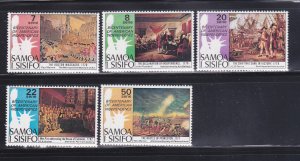 Samoa 428-432 Set MNH American Bicentennial (B)