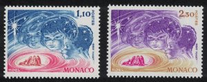 Monaco Christmas 2v 1980 MNH SG#1464-1465