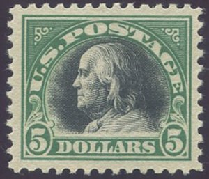 US Scott #524 Mint, VF, HR
