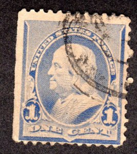 USA, Scott # 219, used CV = $ 0.75 Lot 230715-02