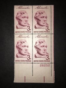 Scott # 1114 Abraham Lincoln MNH Plate Block of 4