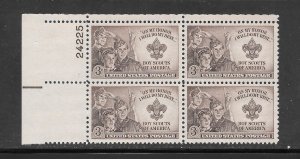 #995 MNH Plate Block