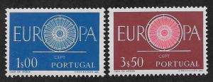 PORTUGAL SC# 866-67 FVF/MLH 1960