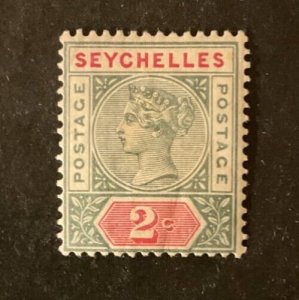Seychelles Scott #1a hinged
