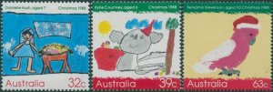 Australia 1988 SG1165-1167 Christmas set MNH