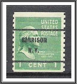 US Precancel #839-61 Garrison NY Coil Used