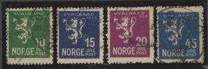 Norway #111-114 Used Single (Complete Set)