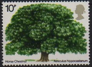 1974, QE021 - MNH, SG949, BRITISH TREES (2nd issue)