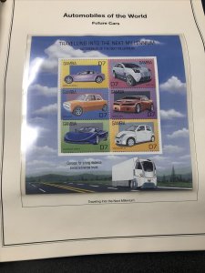 Automobiles Of The World Stamp Collection