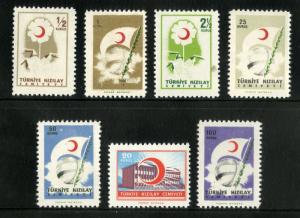 TURKEY RA-207-RA213    MNH SCV $23.75 BIN $14.25