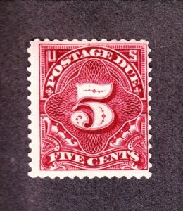 US J41 5c Postage Due Mint Fine OG H SCV $110