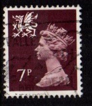 Wales - #WMMH8 Machin Queen Elizabeth II - Used