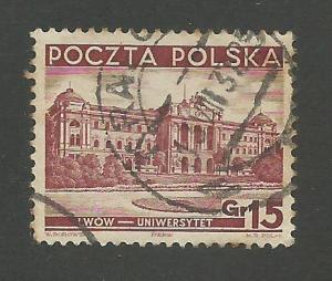 1937 Poland Scott Catalog Number 310 Used 