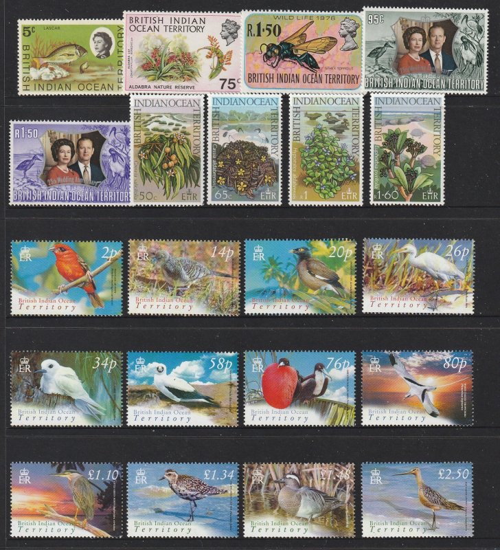 British Indian Ocean Terr. a small MNH lot