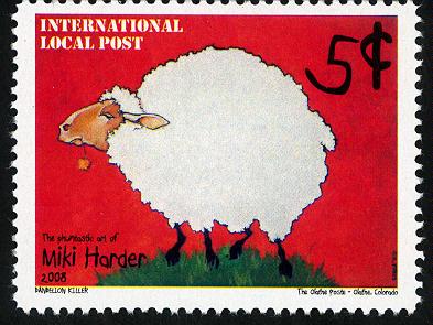 Phuntastic Art of Miki Harder (#2) Intl. Local Post Stamp