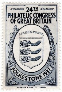 (I.B) Cinderella : 24th Philatelic Congress (Folkestone 1937) Cinque Ports