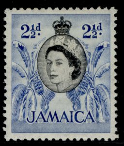 JAMAICA QEII SG162, 2½d black & deep bright blue, M MINT.